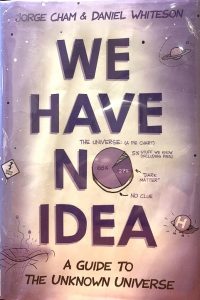 Book cover of "We have no idea"